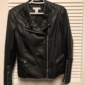 H&M leather jacket